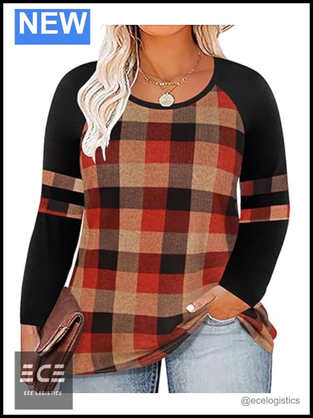 Plus Size Womens Long Sleeve Tunic Top Loose Fit Casual T-Shirt Fall Winter